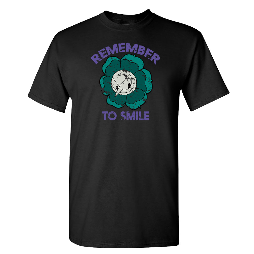 Grape Mid 1s T Shirt | Remember To Smile, Black