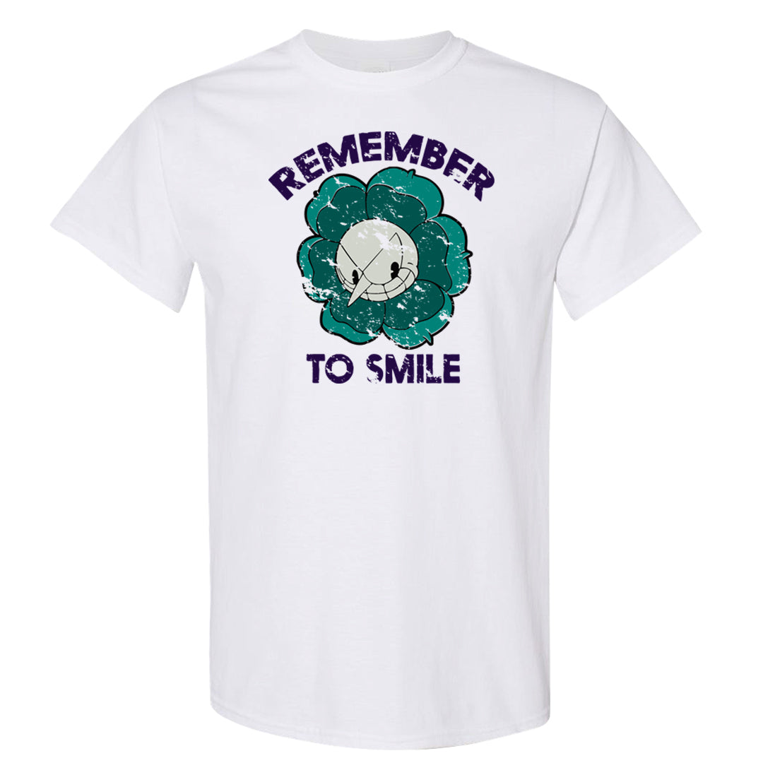 Grape Mid 1s T Shirt | Remember To Smile, White