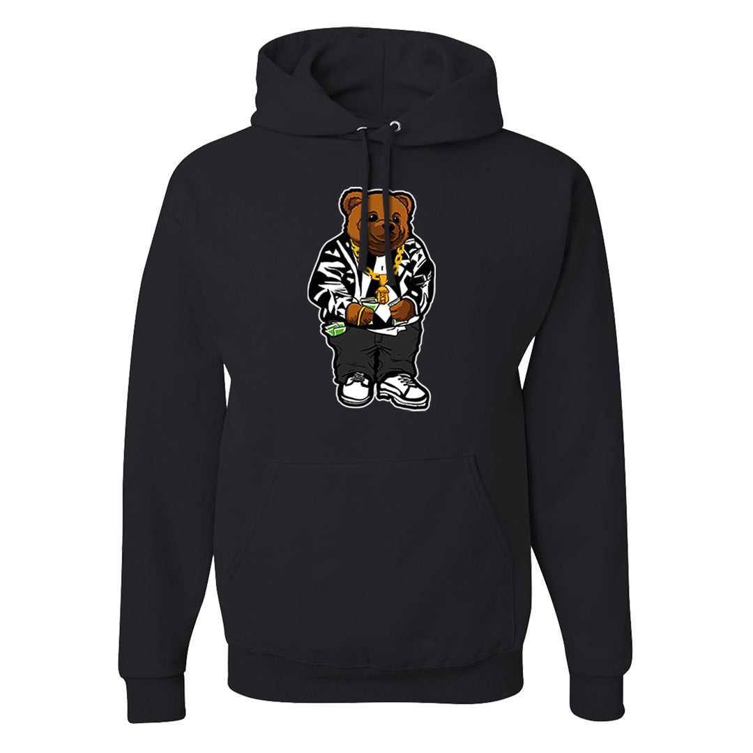 Homage Split Black White Mid 1s Hoodie | Sweater Bear, Black