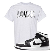 Homage Split Black White Mid 1s T Shirt | Lover, Ash
