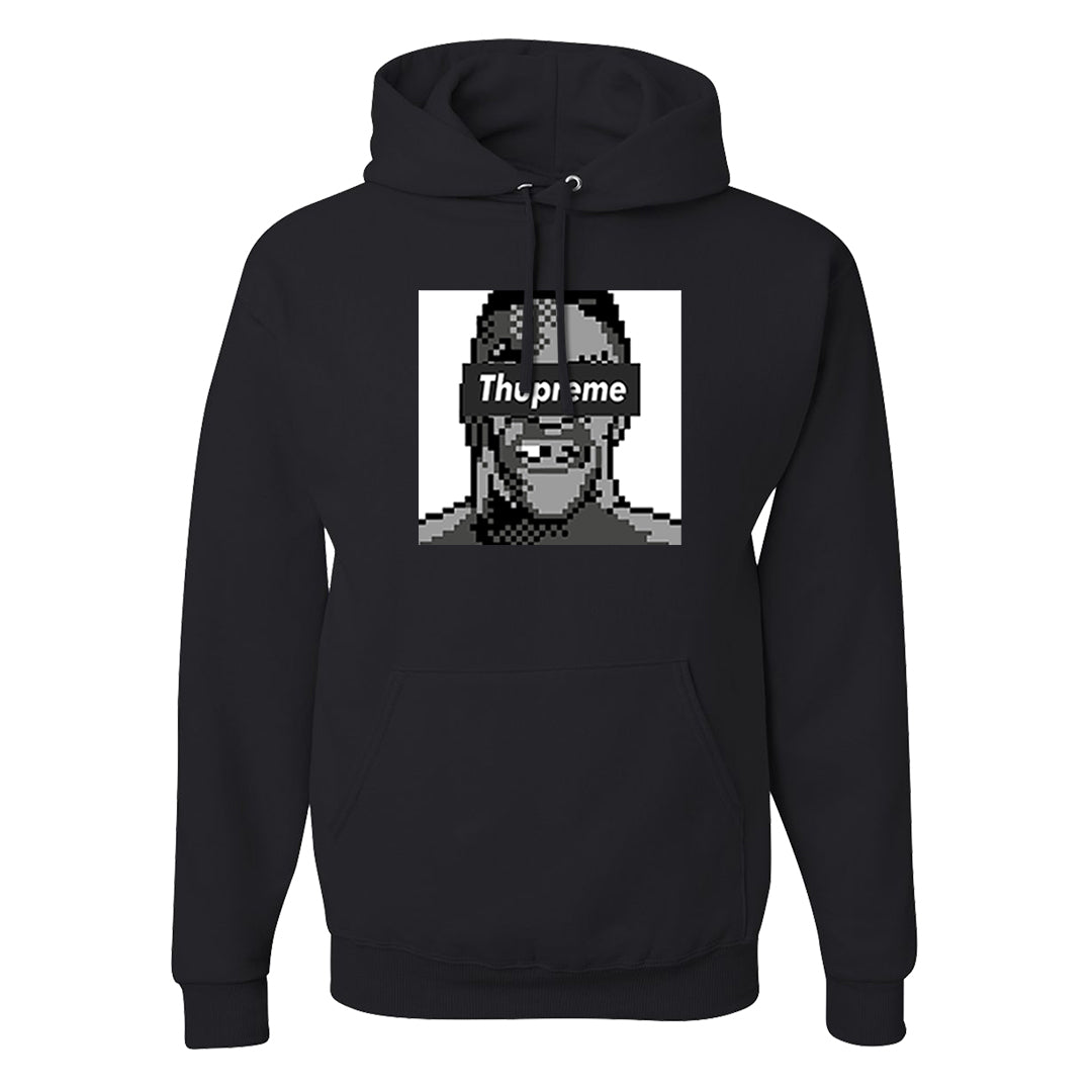 Homage Split Black White Mid 1s Hoodie | Thupreme, Black