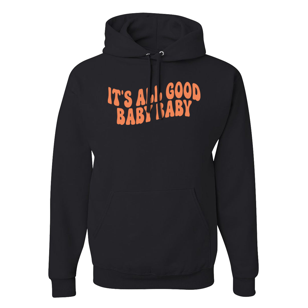 Inside Out Mid 1s Hoodie | All Good Baby, Black