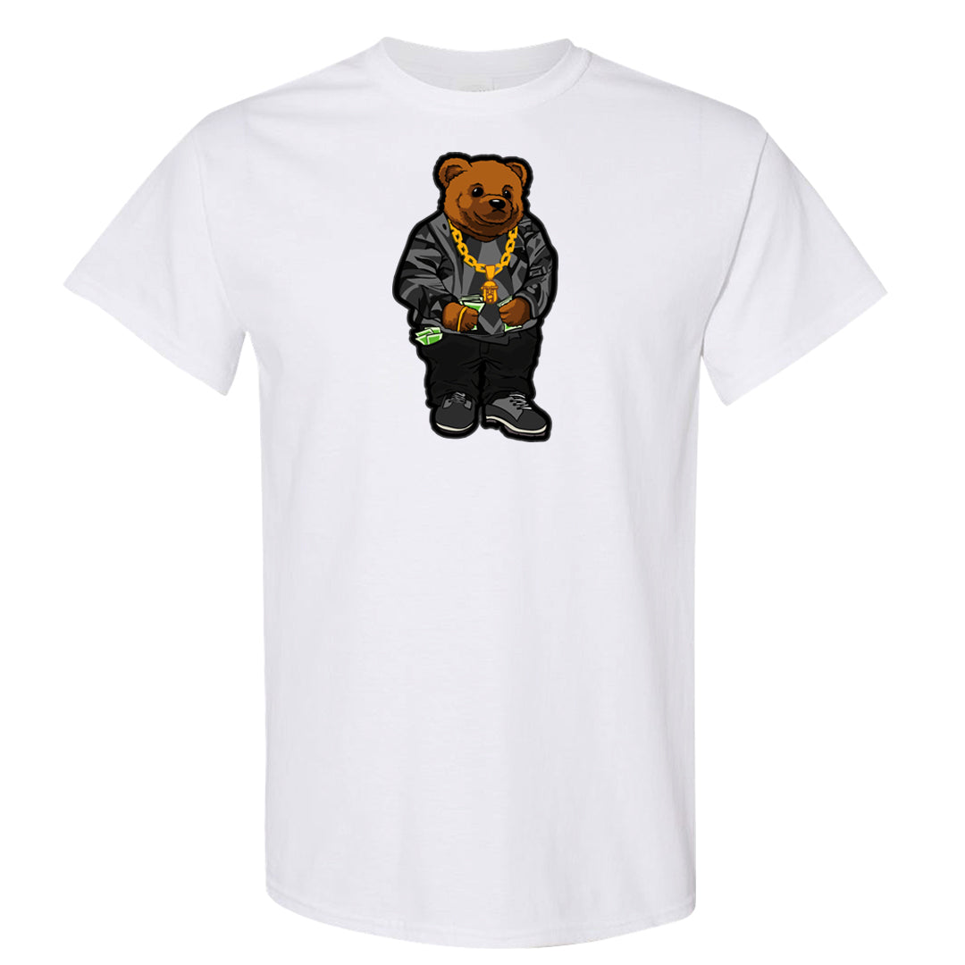 Inside Out Mid 1s T Shirt | Sweater Bear, White