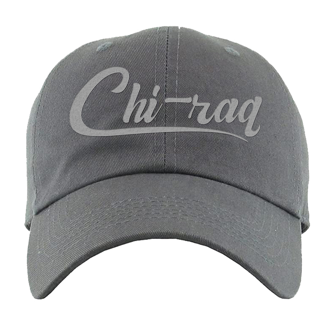 Inside Out Mid 1s Dad Hat | Chiraq, Dark Grey