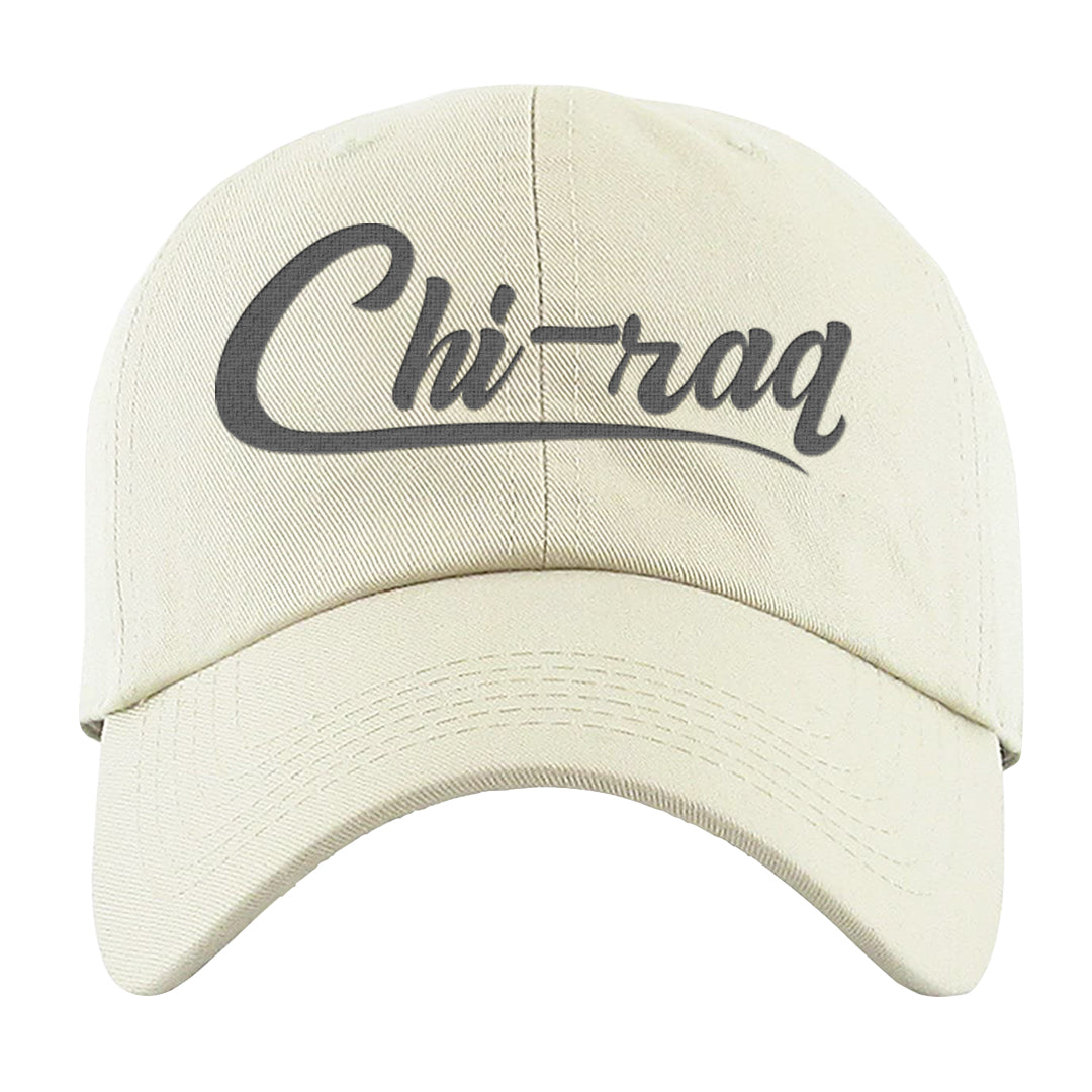 Inside Out Mid 1s Dad Hat | Chiraq, White