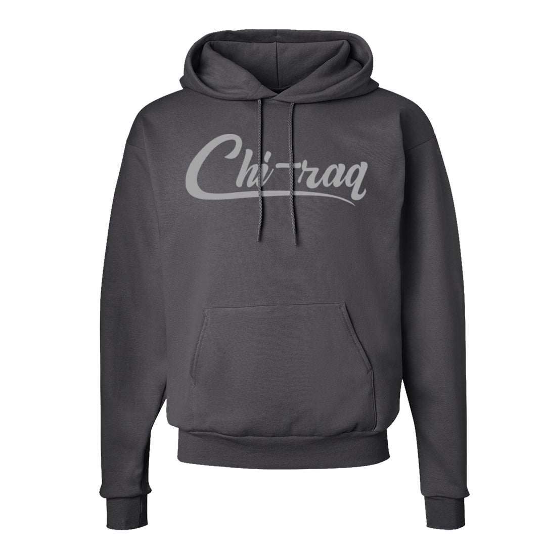 Inside Out Mid 1s Hoodie | Chiraq, Smoke Grey