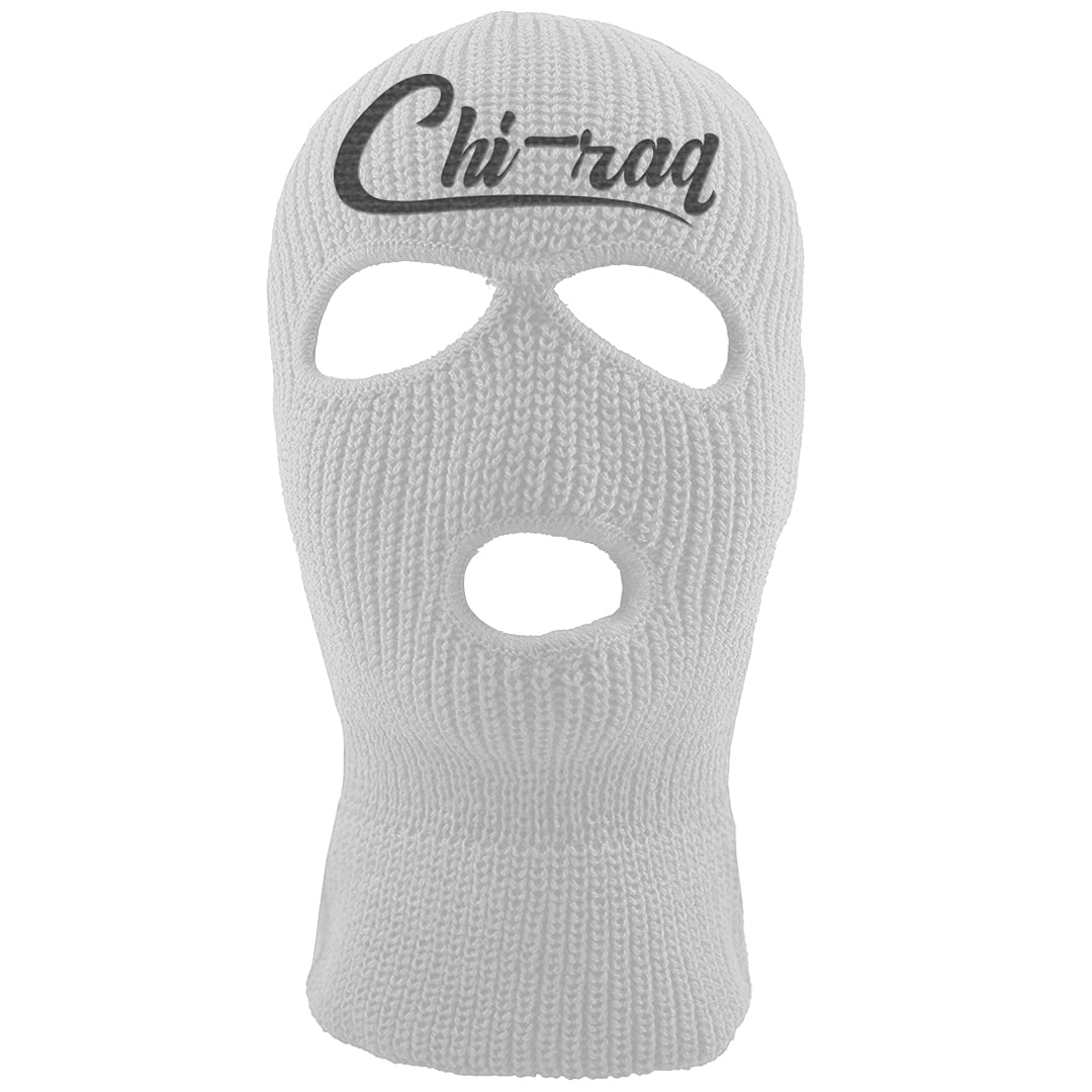 Inside Out Mid 1s Ski Mask | Chiraq, White