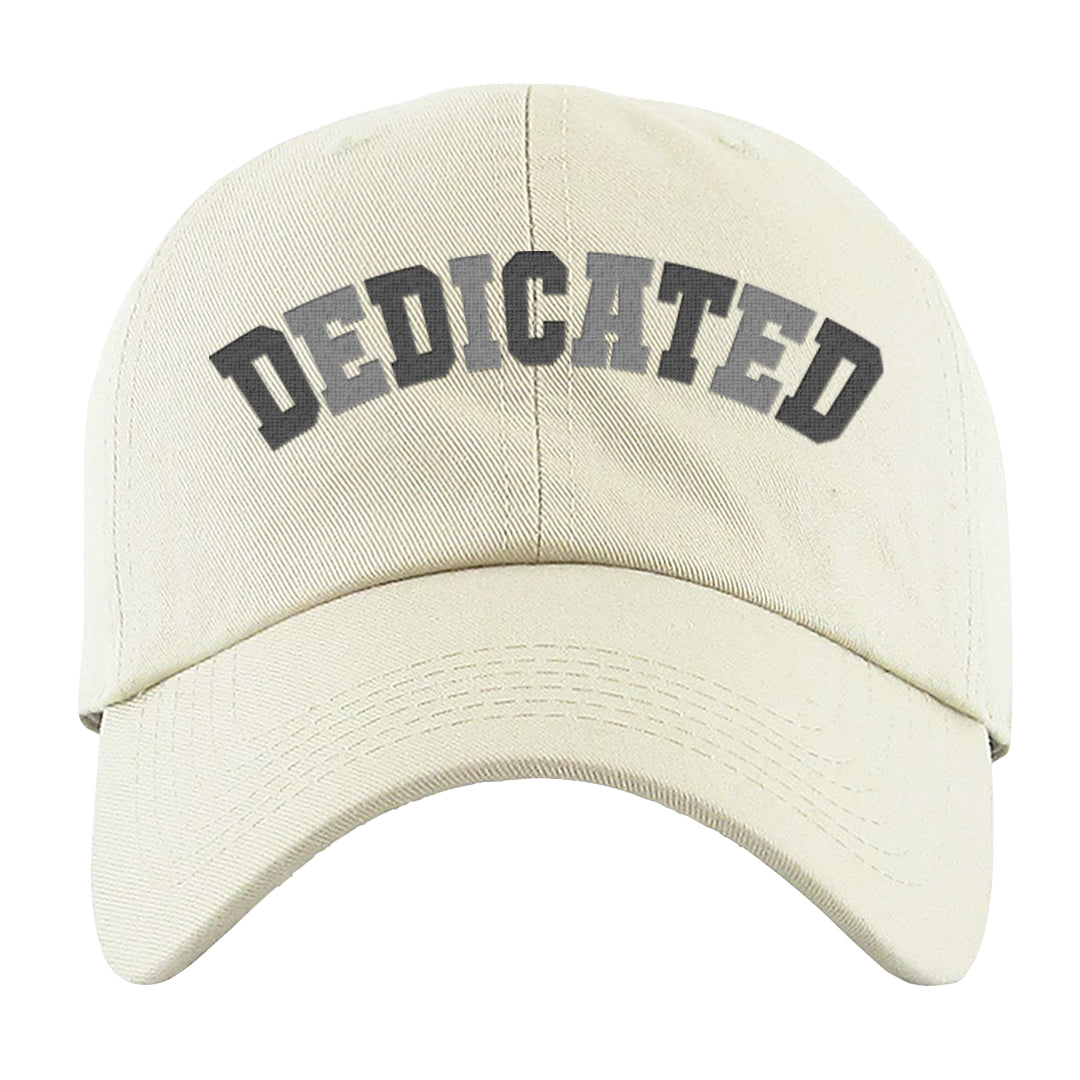 Inside Out Mid 1s Dad Hat | Dedicated, White