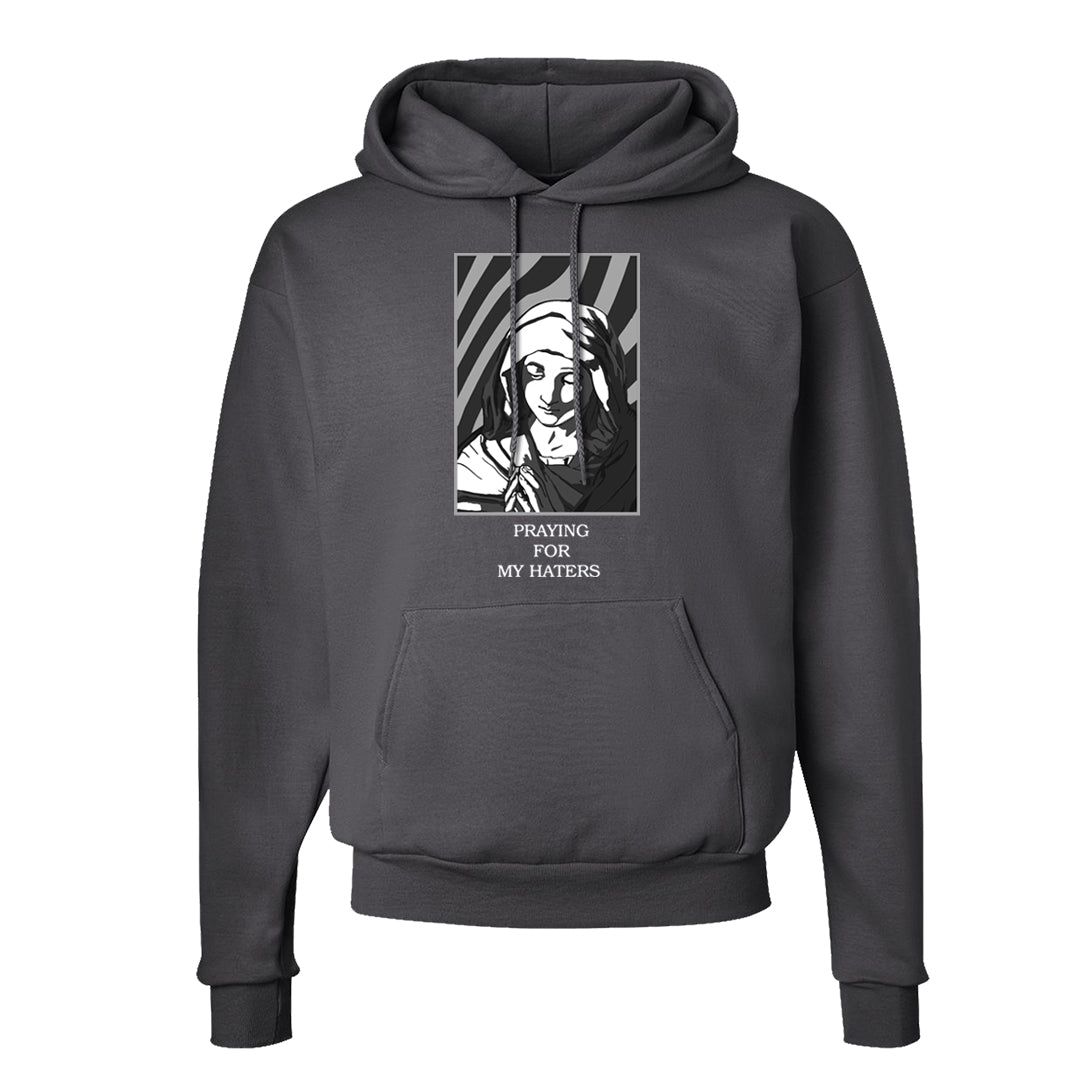 Inside Out Mid 1s Hoodie | God Told Me, Smoke Grey