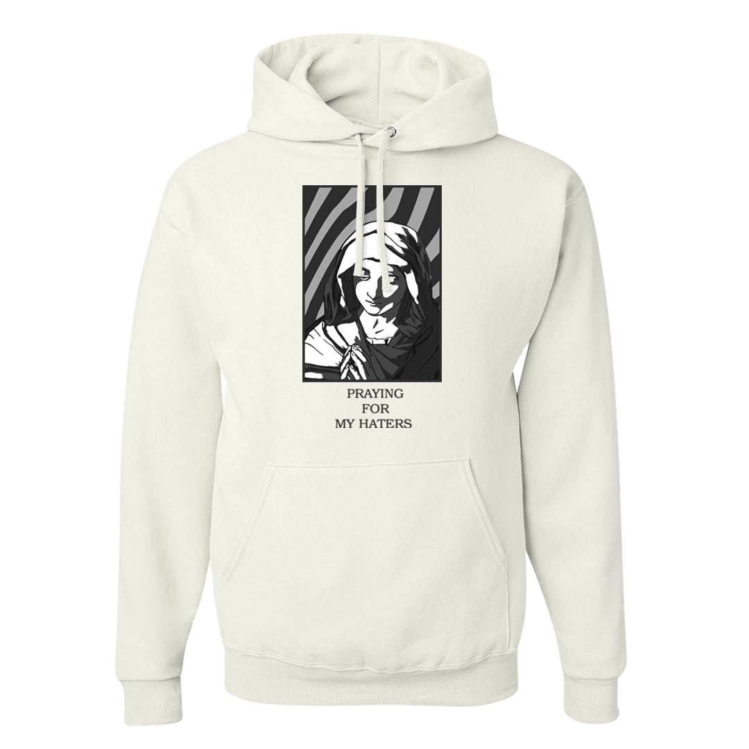 Inside Out Mid 1s Hoodie | God Told Me, White