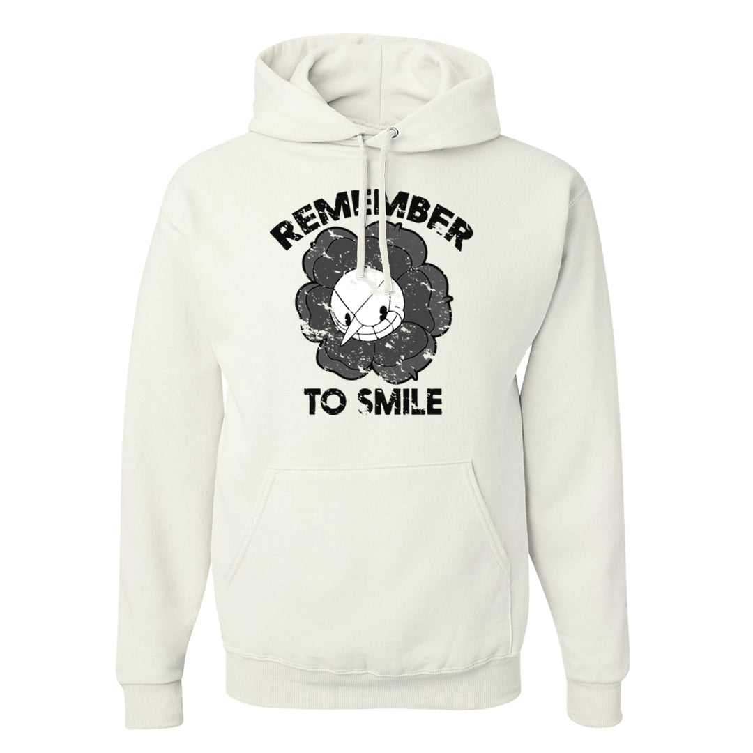 Inside Out Mid 1s Hoodie | Remember To Smile, White