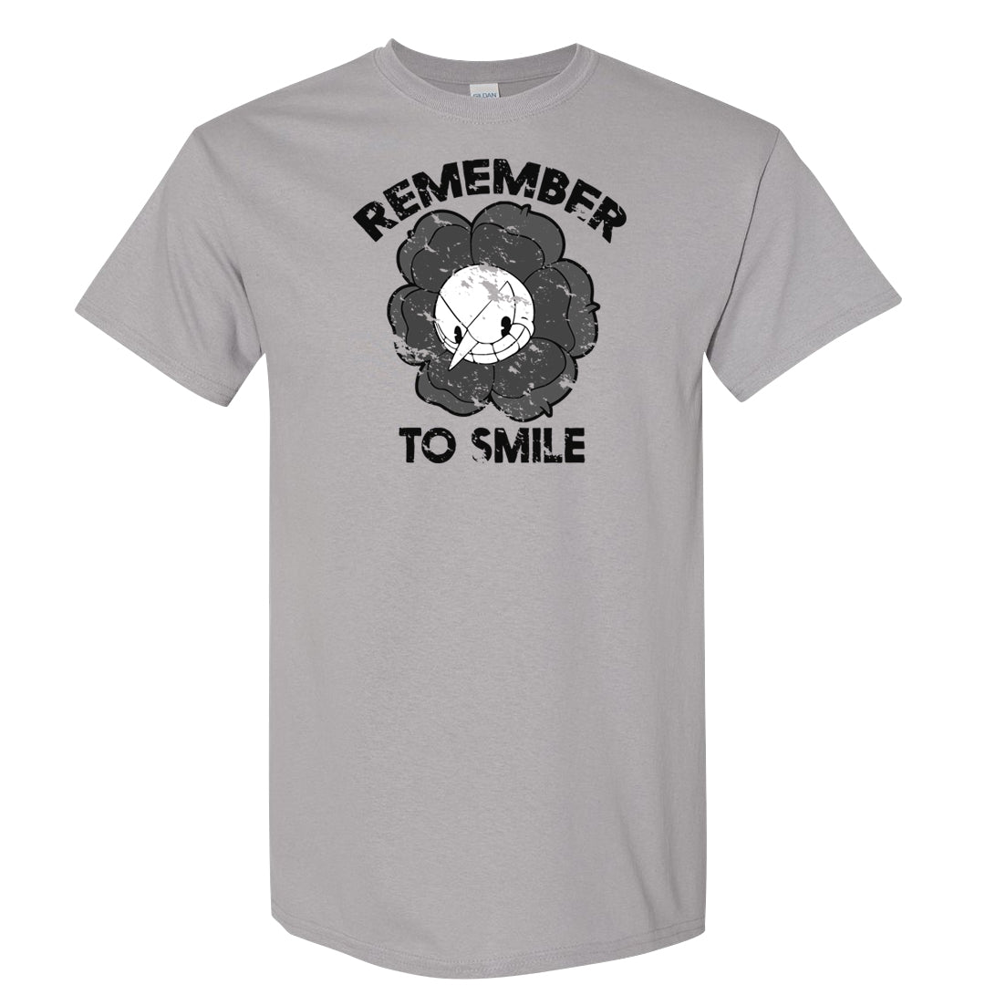 Inside Out Mid 1s T Shirt | Remember To Smile, Gravel