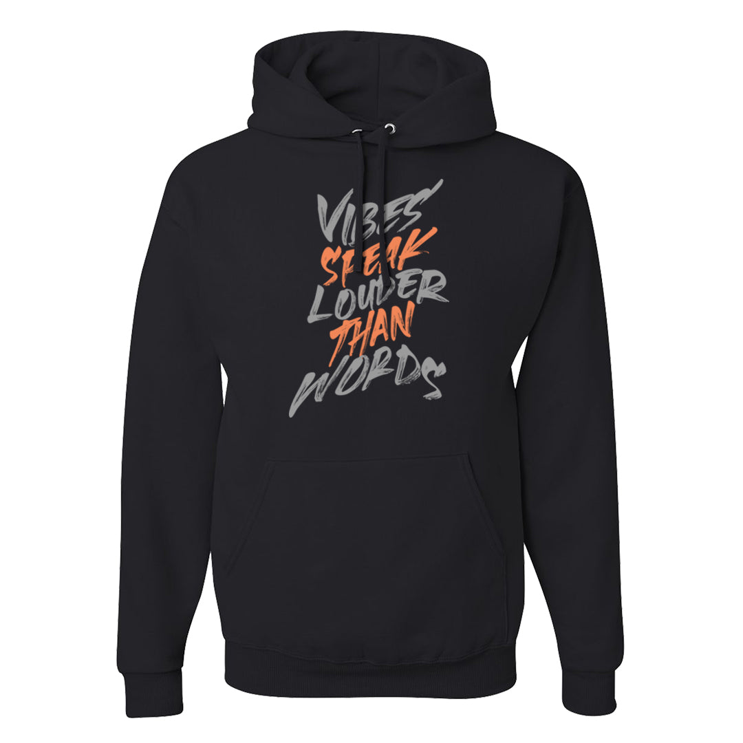 Inside Out Mid 1s Hoodie | Vibes Speak Louder Than Words, Black