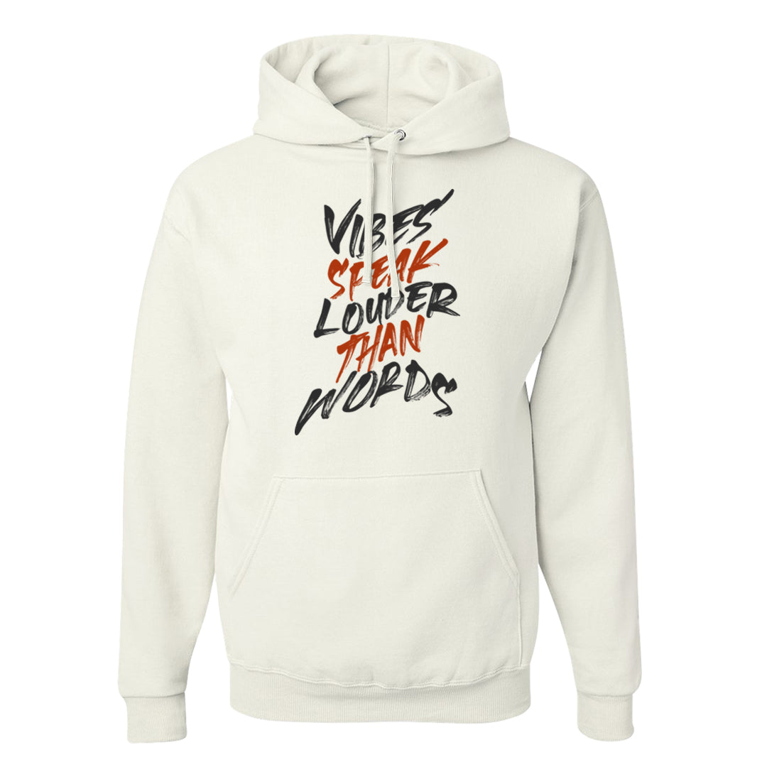 Inside Out Mid 1s Hoodie | Vibes Speak Louder Than Words, White