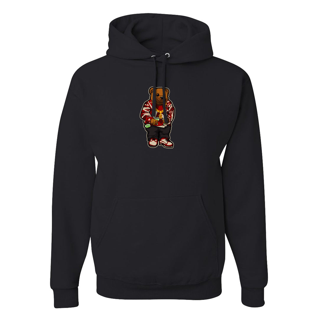 Tiki Leaf Mid 1s Hoodie | Sweater Bear, Black