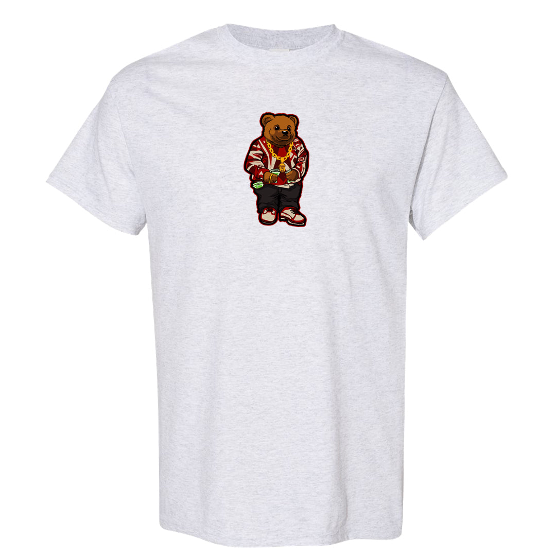 Tiki Leaf Mid 1s T Shirt | Sweater Bear, Ash