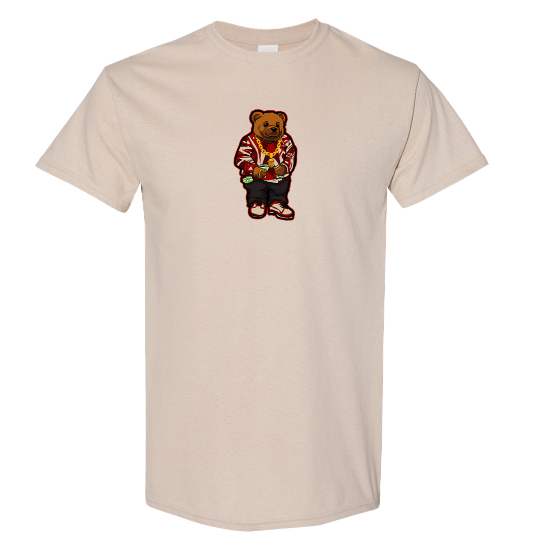 Tiki Leaf Mid 1s T Shirt | Sweater Bear, Sand