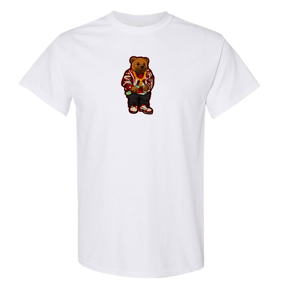 Tiki Leaf Mid 1s T Shirt | Sweater Bear, White