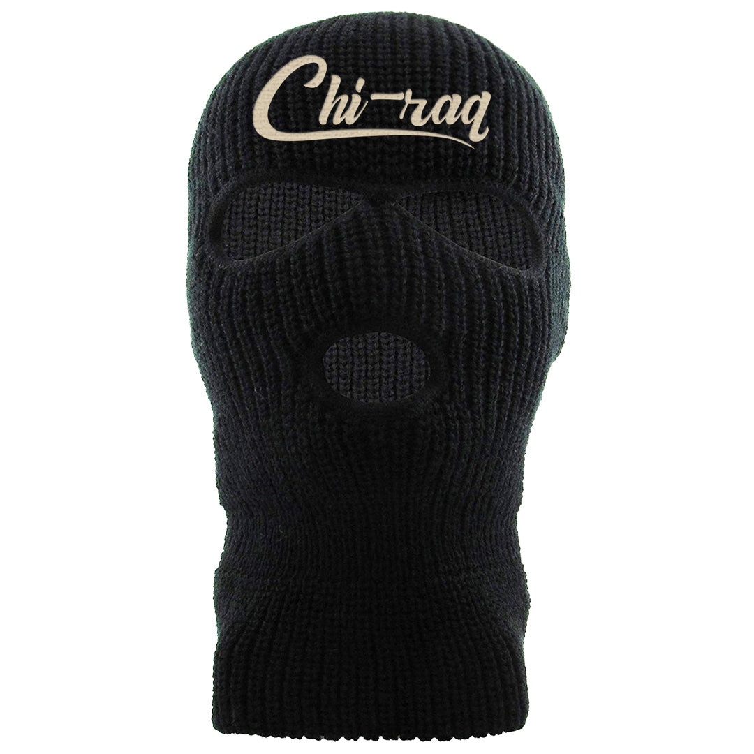 Tiki Leaf Mid 1s Ski Mask | Chiraq, Black