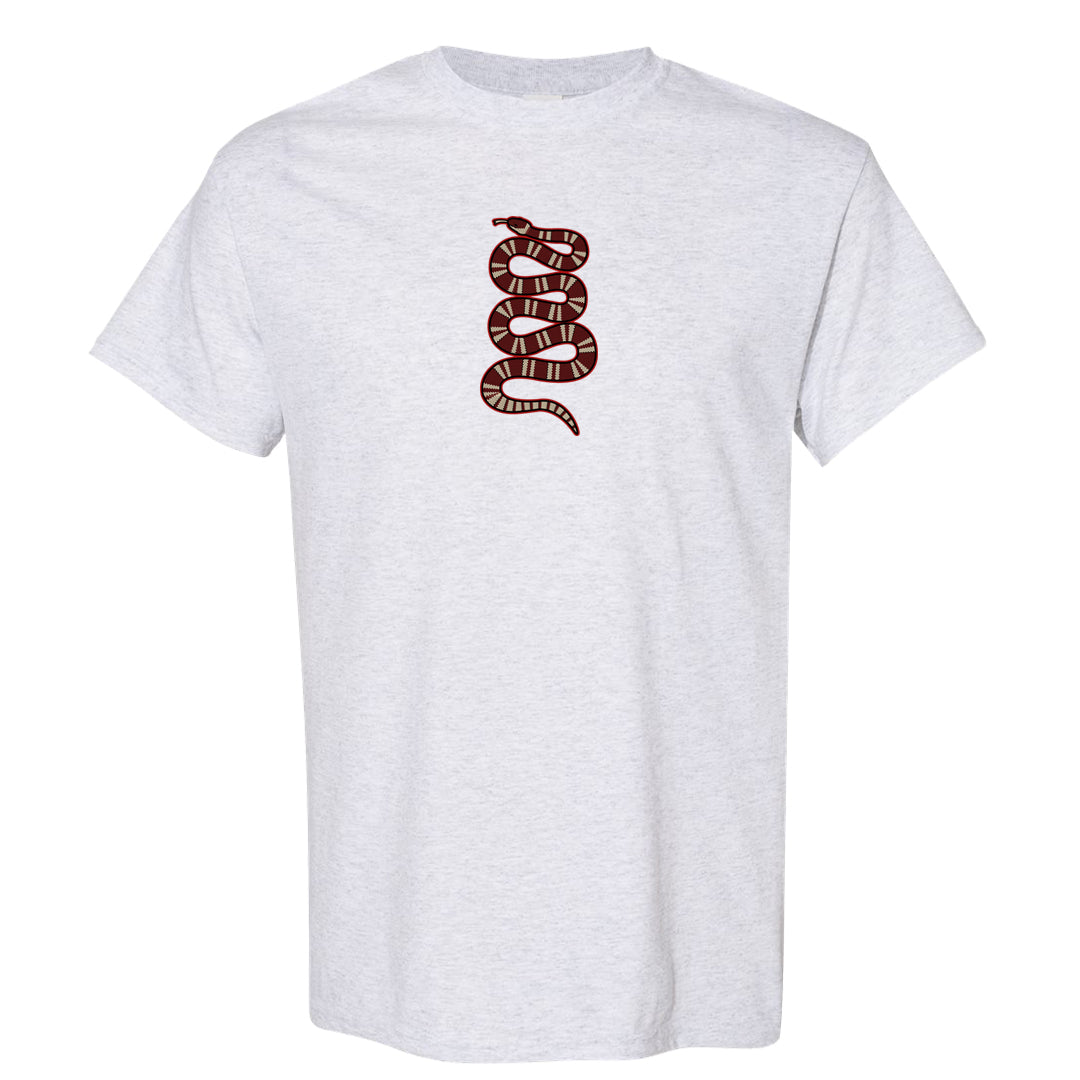 Tiki Leaf Mid 1s T Shirt | Coiled Snake, Ash