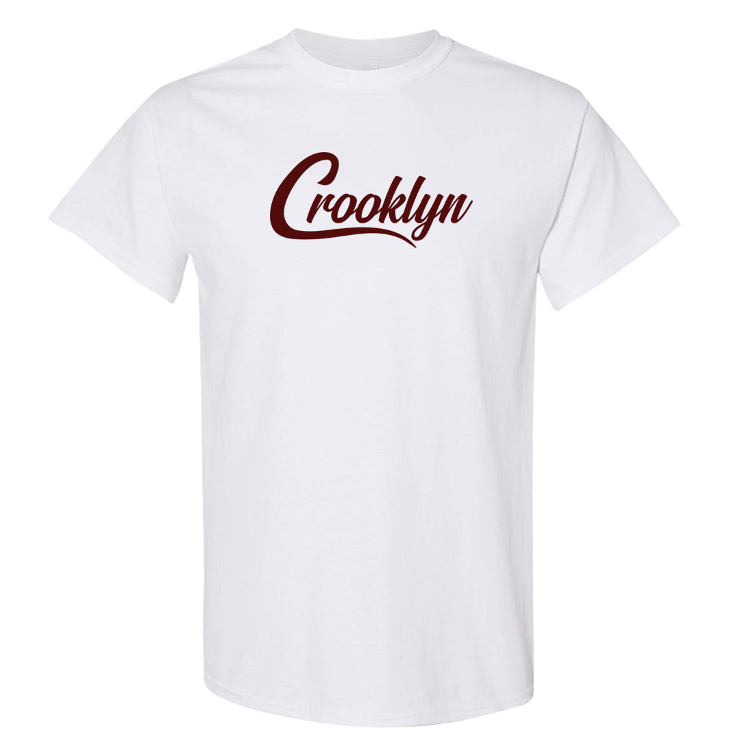 Tiki Leaf Mid 1s T Shirt | Crooklyn, White