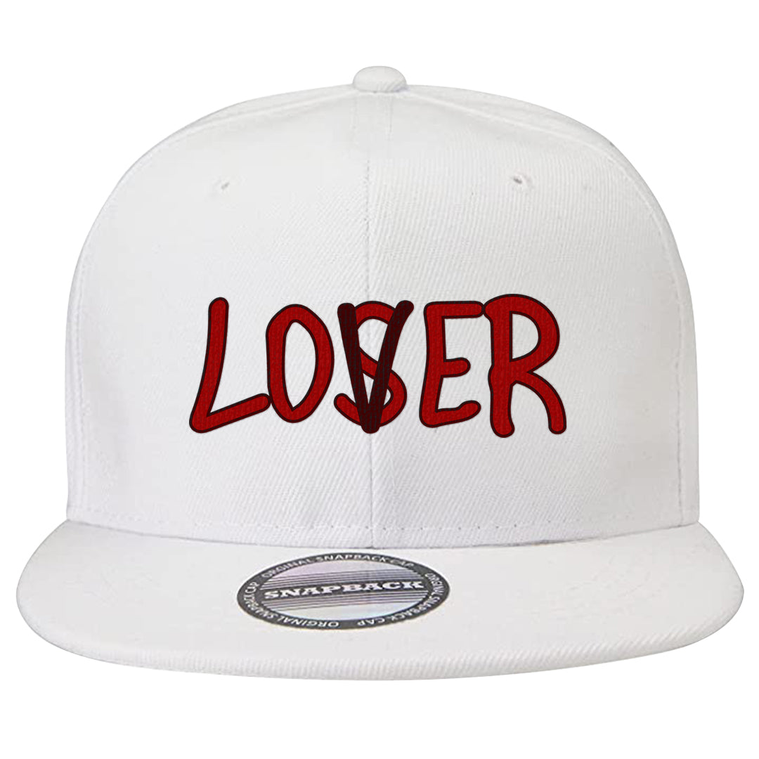 Tiki Leaf Mid 1s Snapback Hat | Lover, White