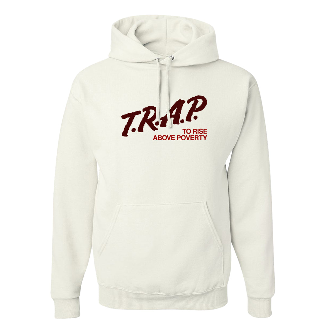 Tiki Leaf Mid 1s Hoodie | Trap To Rise Above Poverty, White