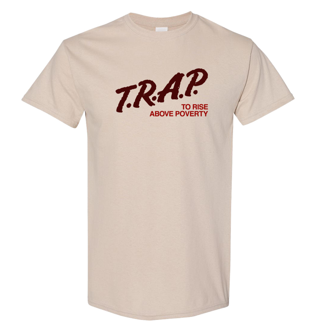 Tiki Leaf Mid 1s T Shirt | Trap To Rise Above Poverty, Sand