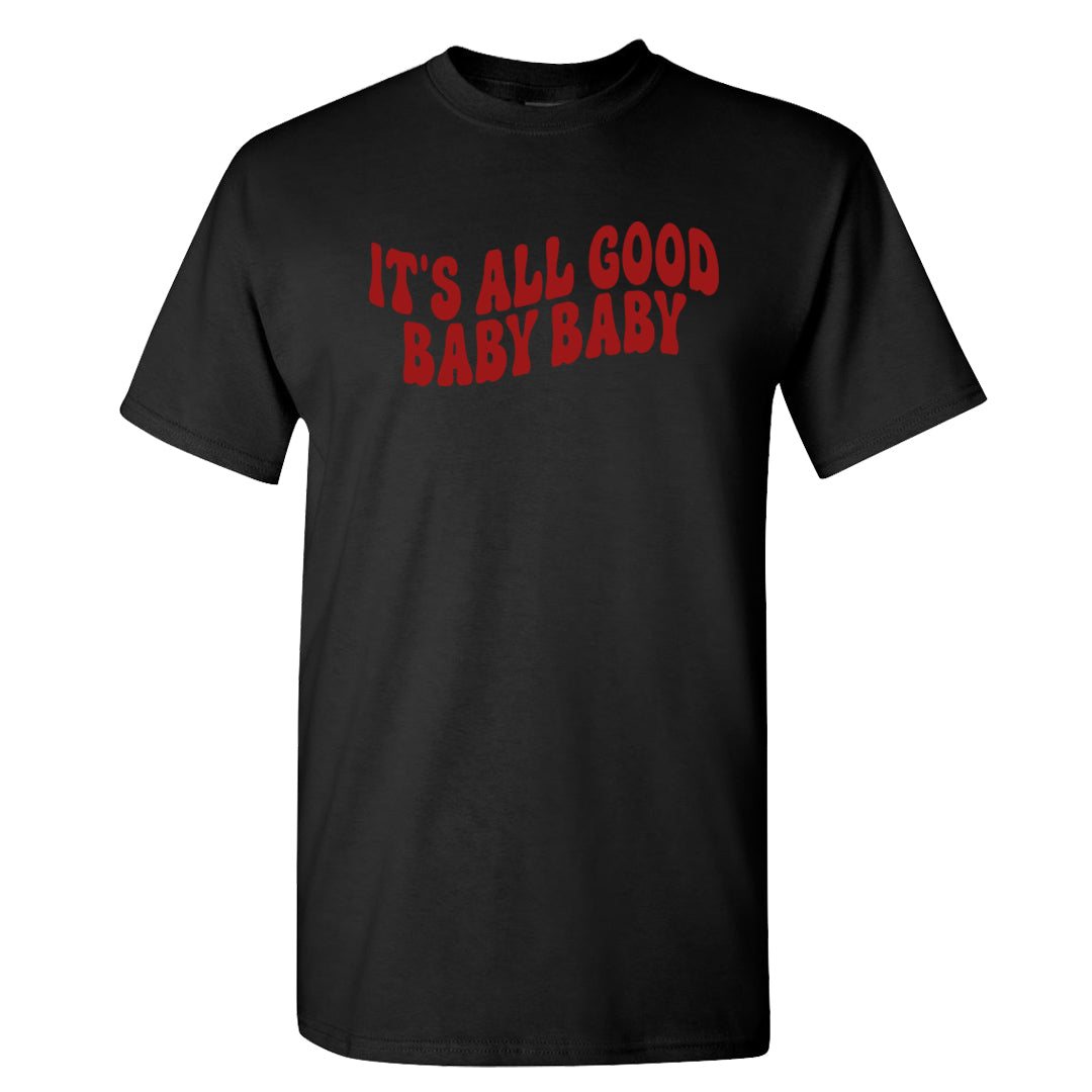 Wear Away Mid 1s T Shirt | All Good Baby, Black