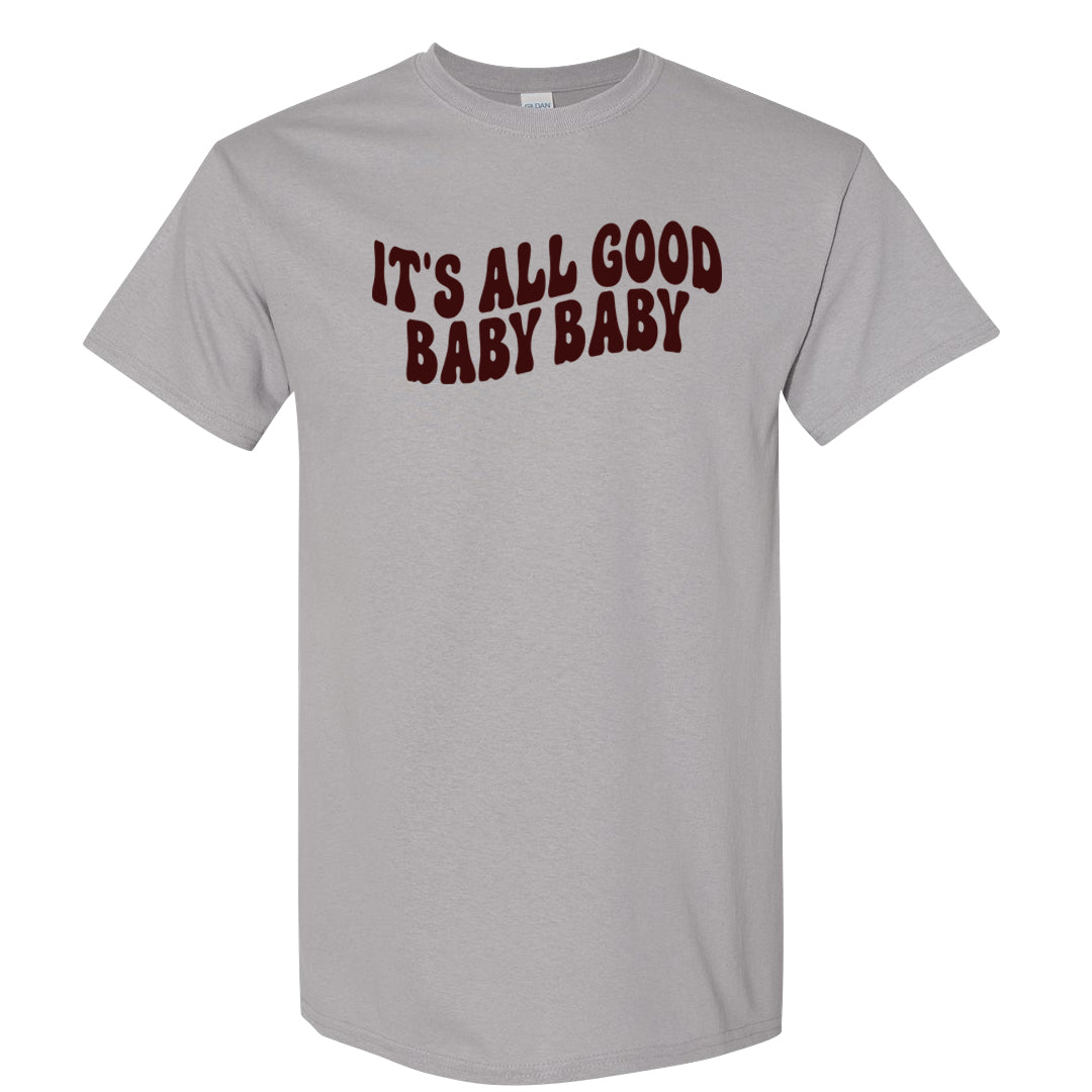 Wear Away Mid 1s T Shirt | All Good Baby, Gravel