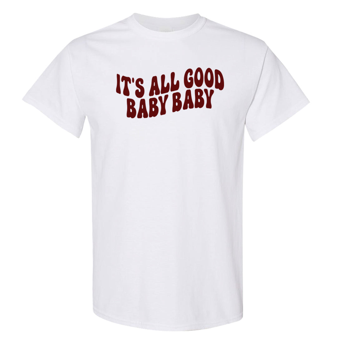 Wear Away Mid 1s T Shirt | All Good Baby, White
