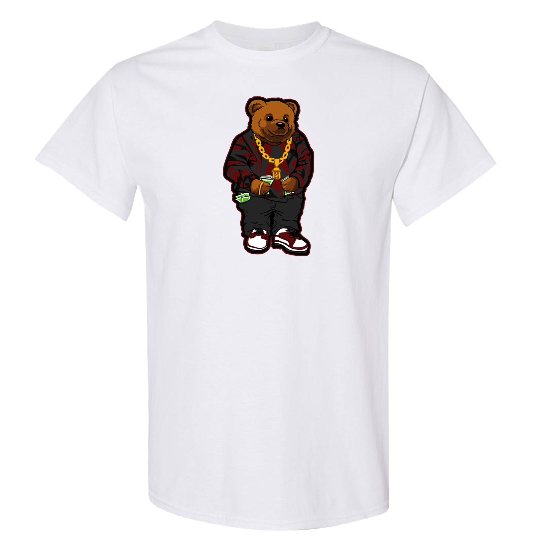 Wear Away Mid 1s T Shirt | Sweater Bear, White