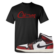 Wear Away Mid 1s T Shirt | Chiraq, Black