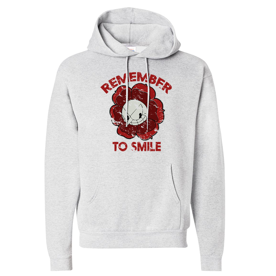 Wear Away Mid 1s Hoodie | Remember To Smile, Ash