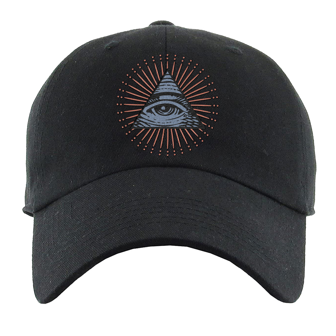 Skyline 1s Dad Hat | All Seeing Eye, Black