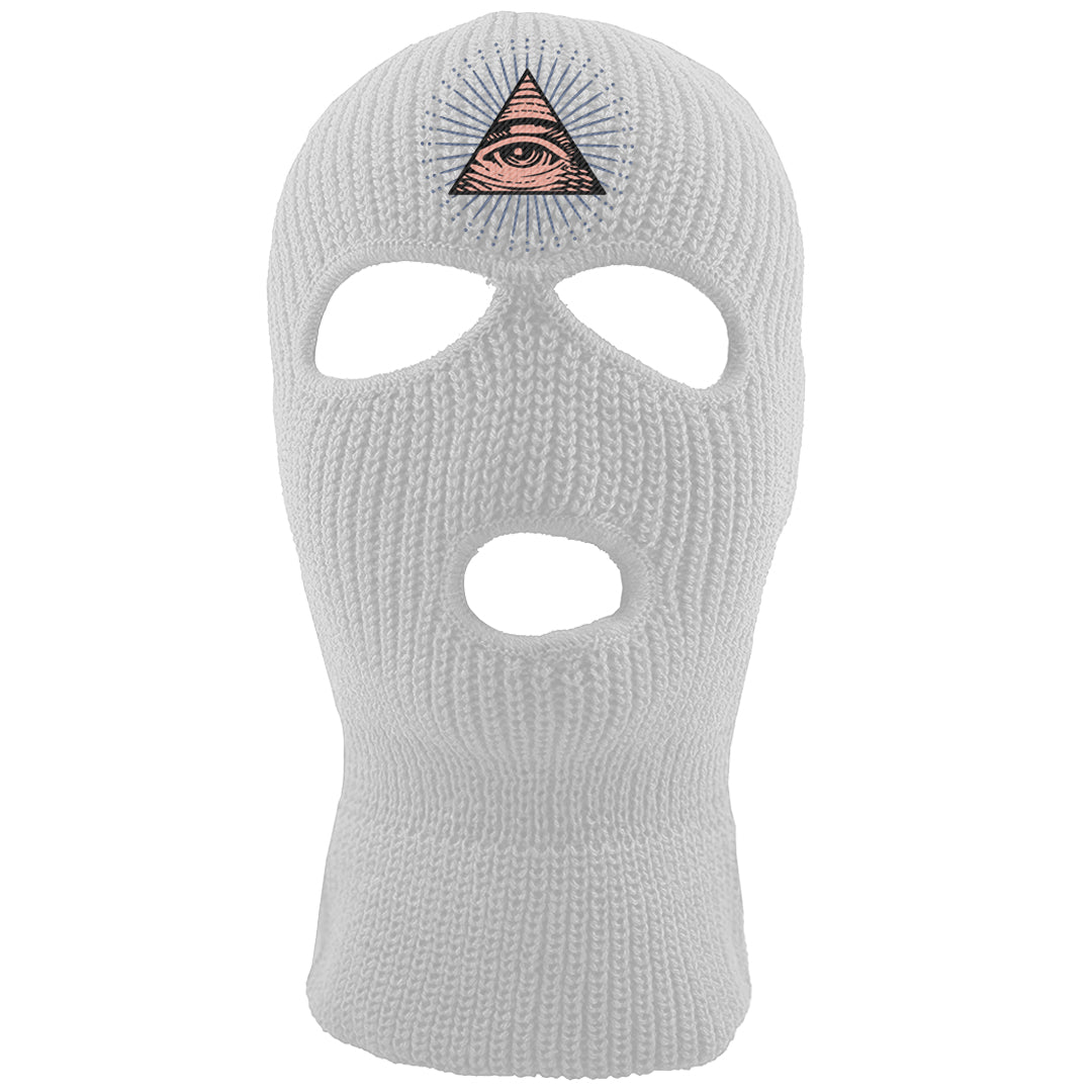 Skyline 1s Ski Mask | All Seeing Eye, White