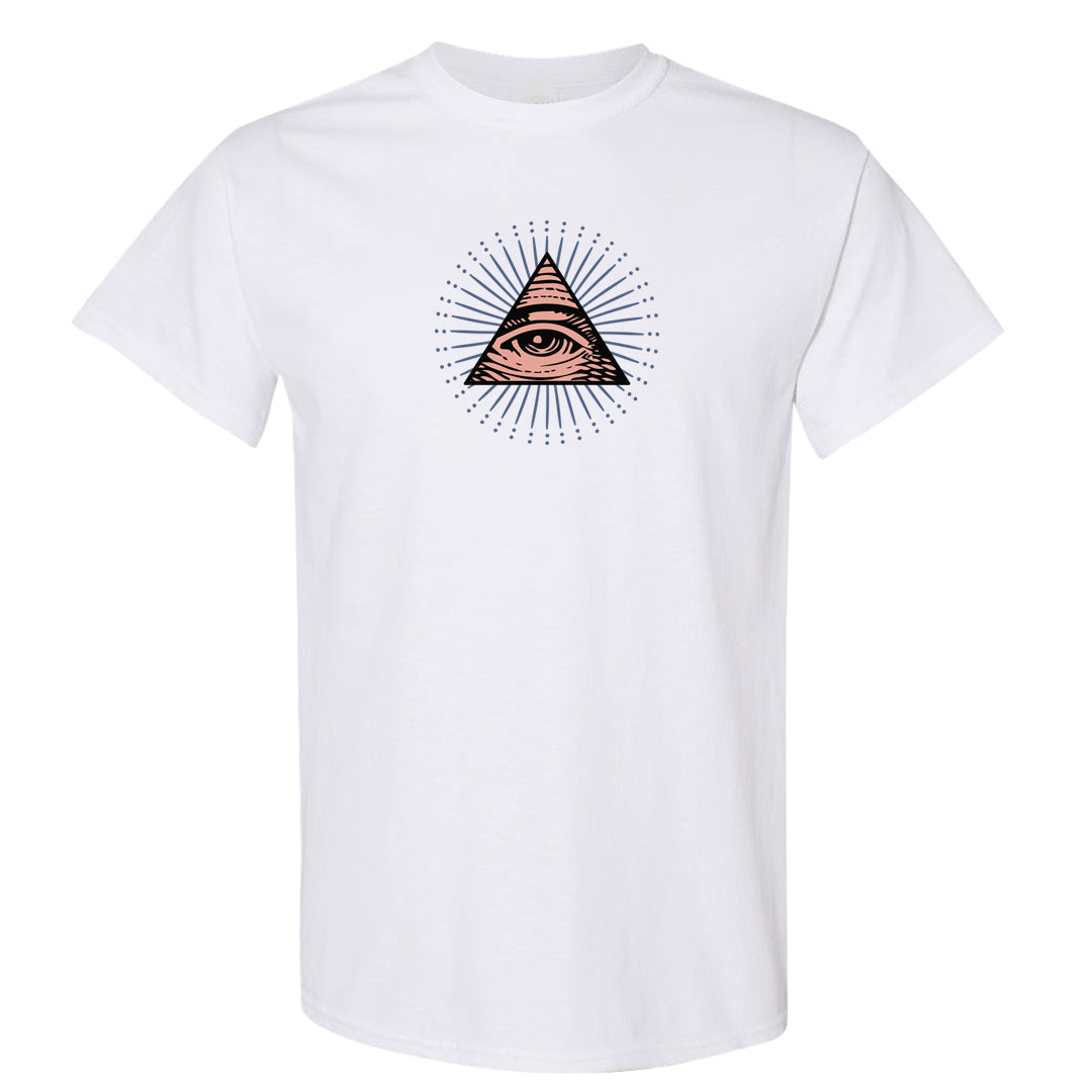 Skyline 1s T Shirt | All Seeing Eye, White