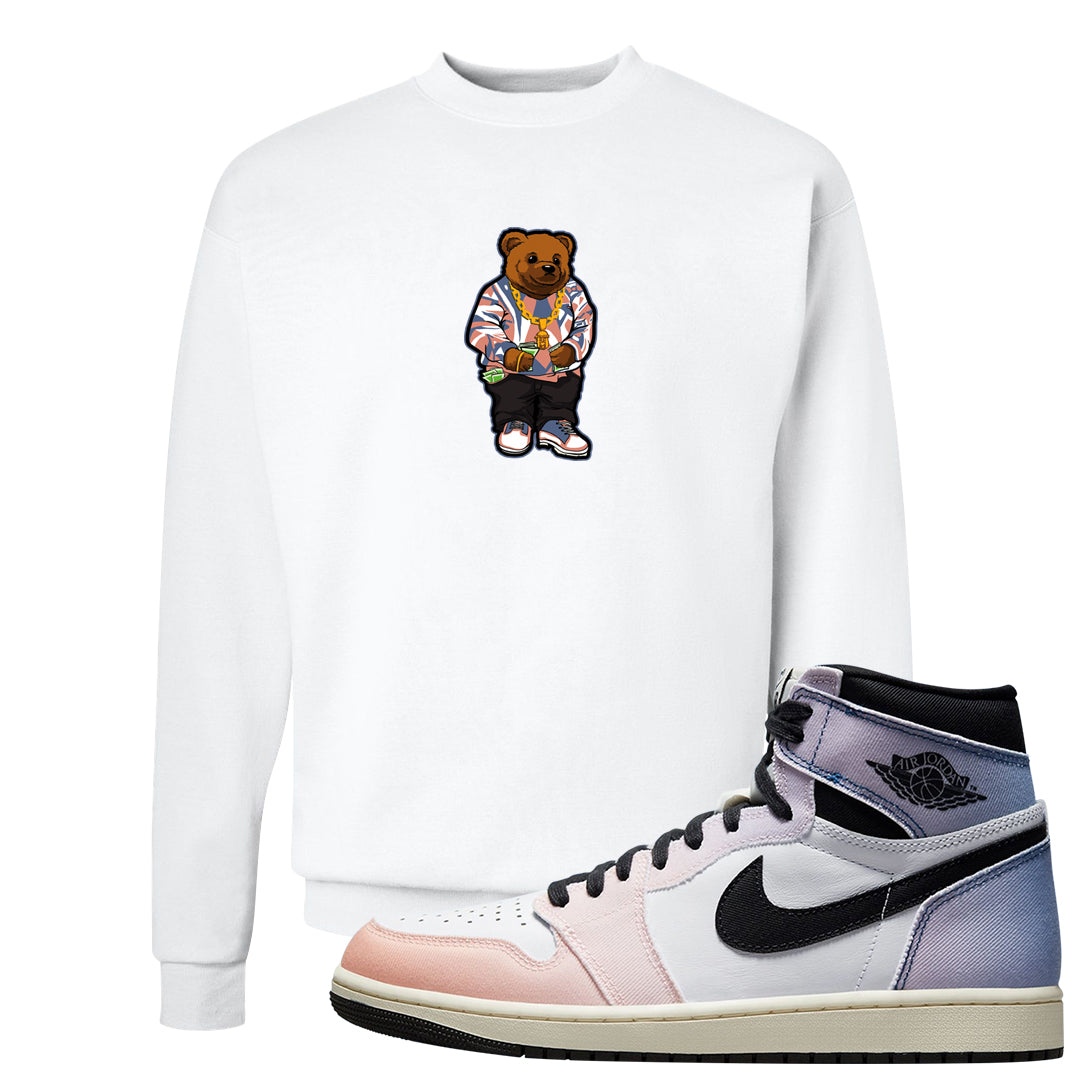 Skyline 1s Crewneck Sweatshirt | Sweater Bear, White