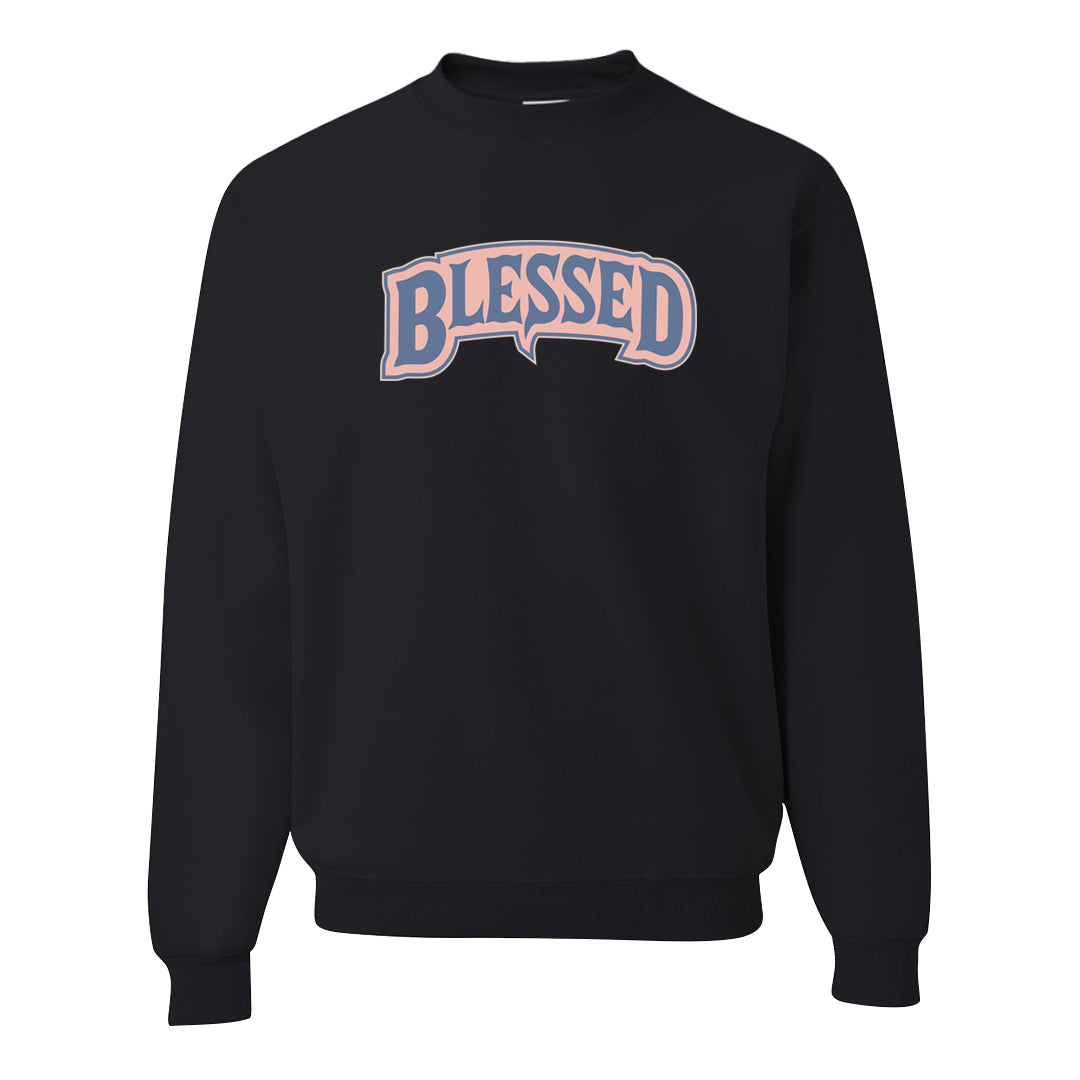 Skyline 1s Crewneck Sweatshirt | Blessed Arch, Black