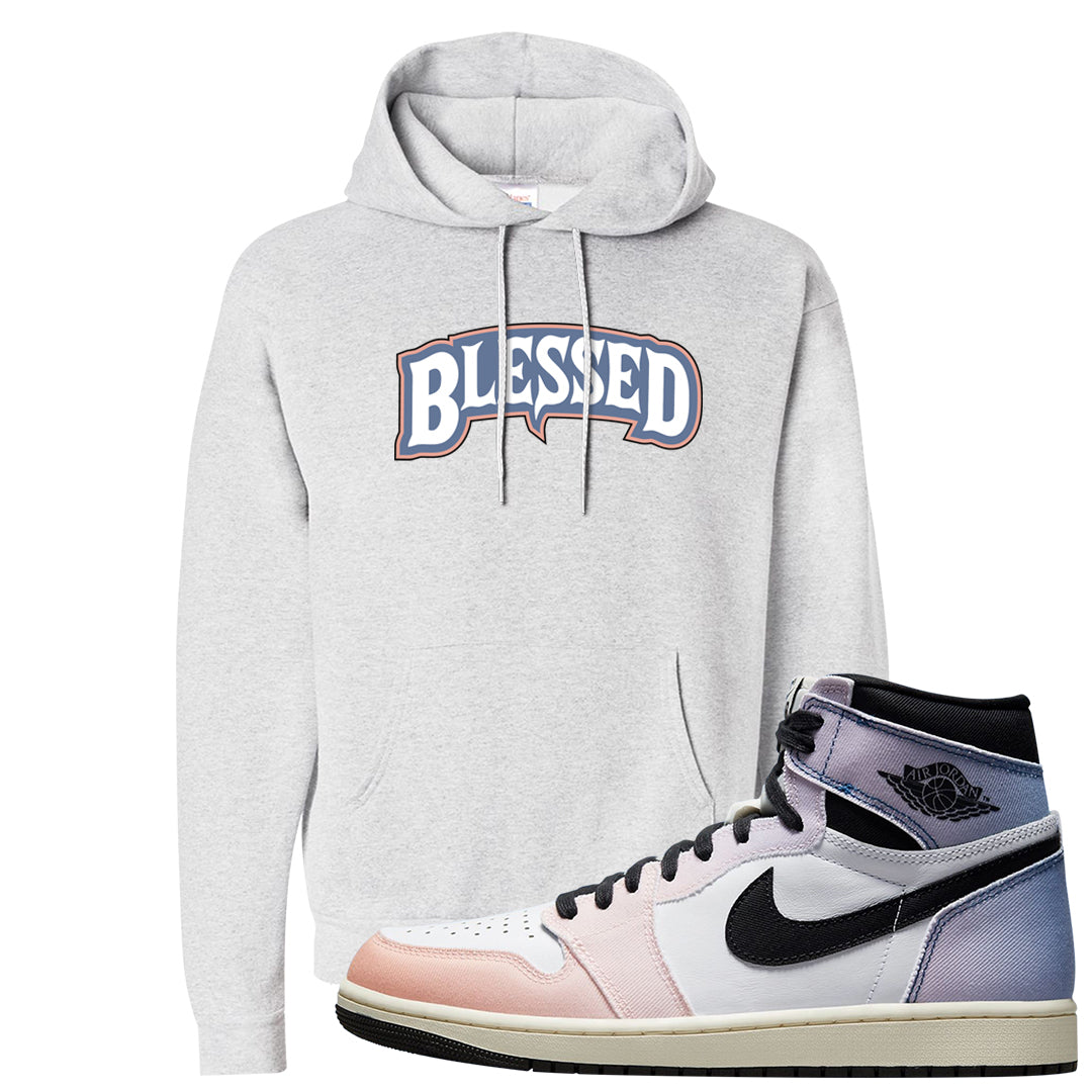 Skyline 1s Hoodie | Blessed Arch, Ash