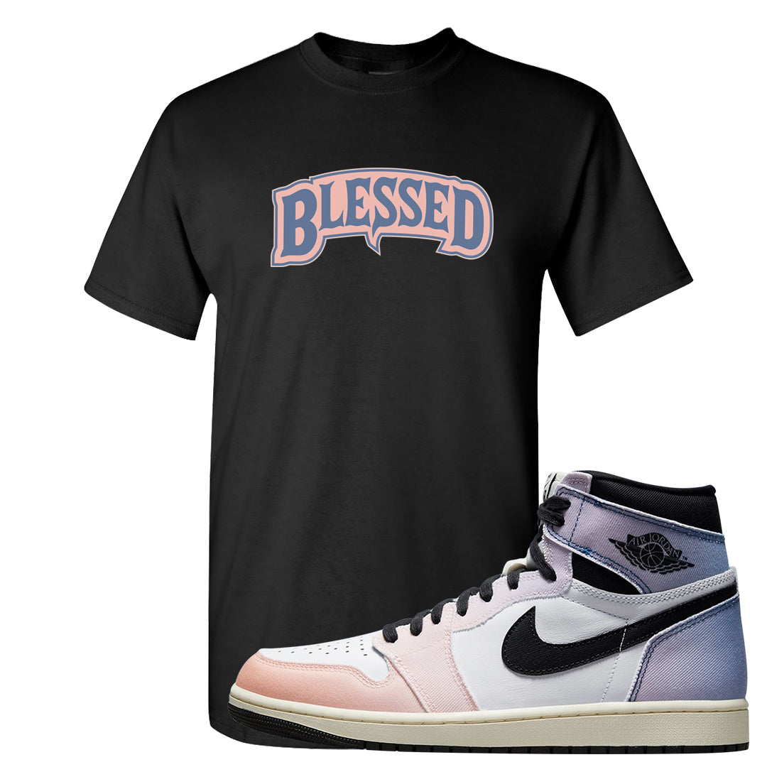 Skyline 1s T Shirt | Blessed Arch, Black