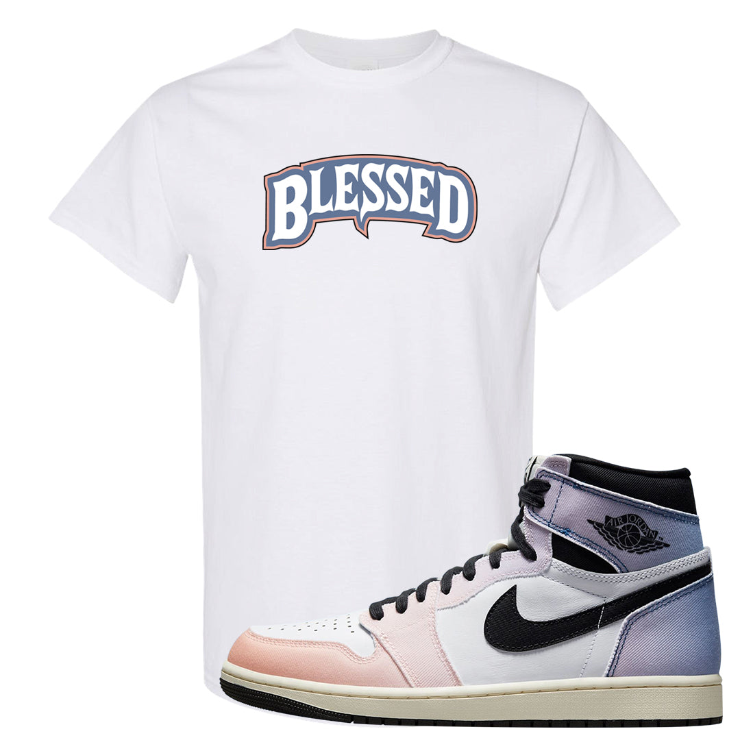 Skyline 1s T Shirt | Blessed Arch, White