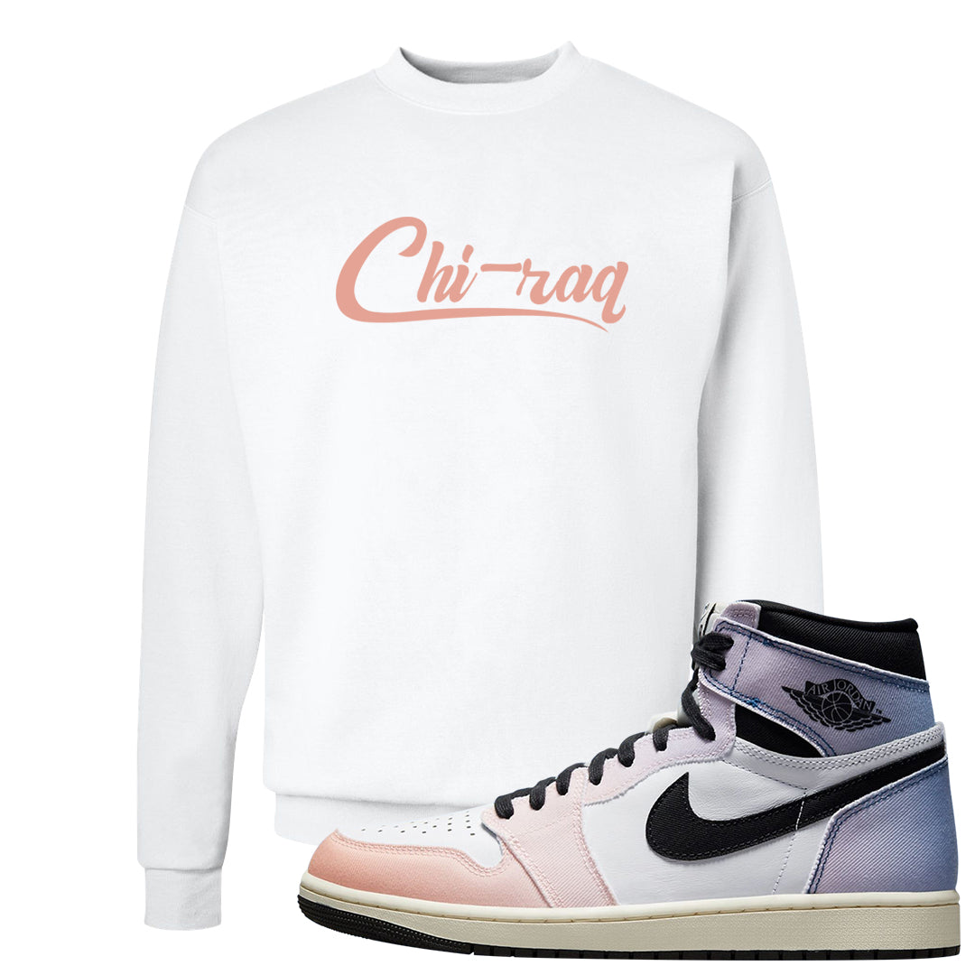 Skyline 1s Crewneck Sweatshirt | Chiraq, White