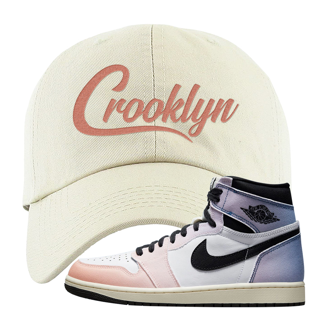 Skyline 1s Dad Hat | Crooklyn, White