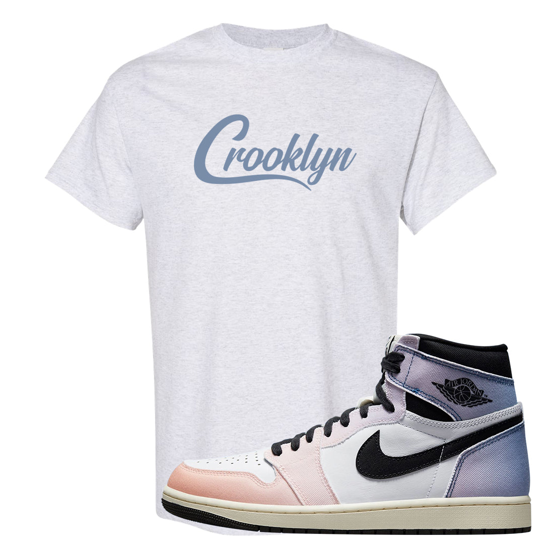 Skyline 1s T Shirt | Crooklyn, Ash