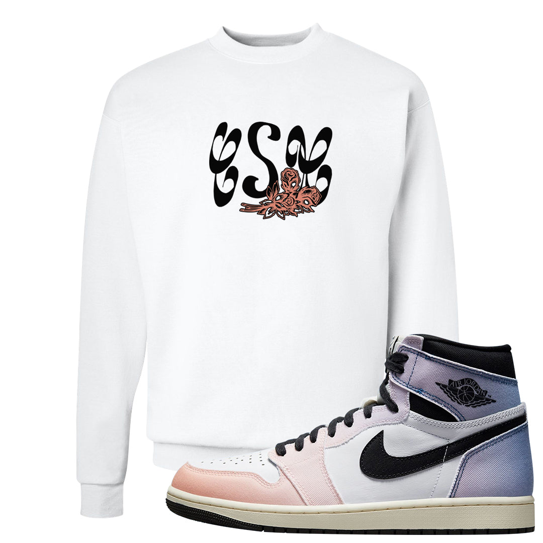 Skyline 1s Crewneck Sweatshirt | Certified Sneakerhead, White