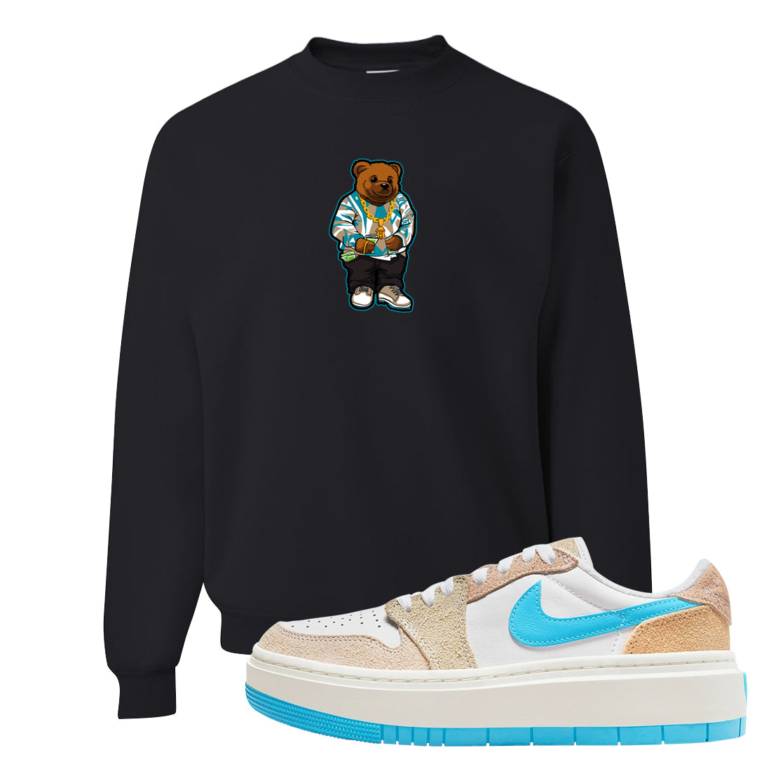 Salt Lake City Elevate 1s Crewneck Sweatshirt | Sweater Bear, Black