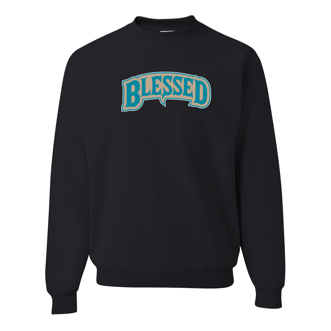 Salt Lake City Elevate 1s Crewneck Sweatshirt | Blessed Arch, Black