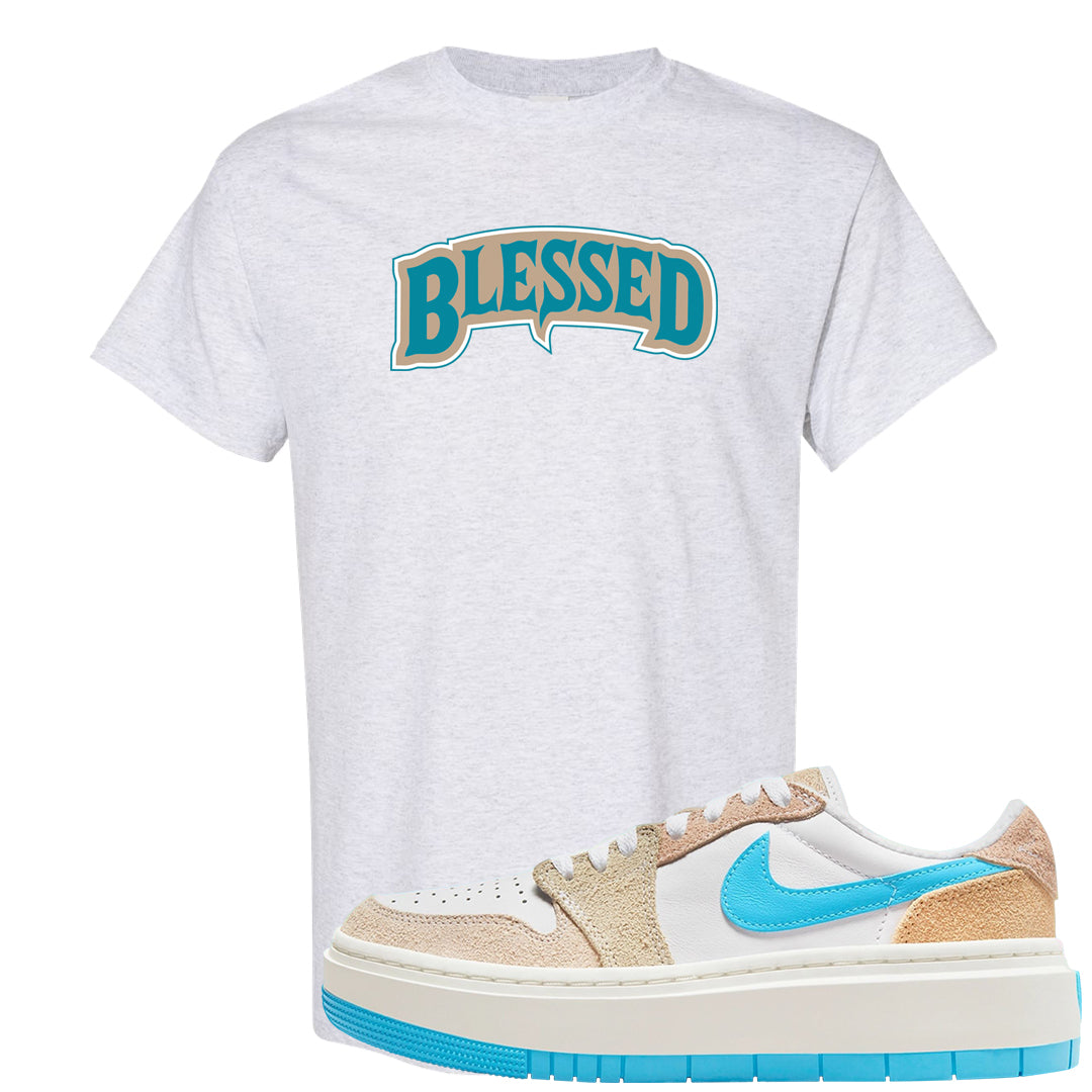 Salt Lake City Elevate 1s T Shirt | Blessed Arch, Ash