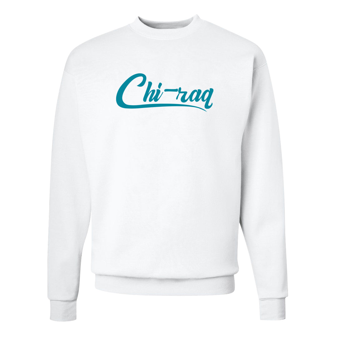 Salt Lake City Elevate 1s Crewneck Sweatshirt | Chiraq, White